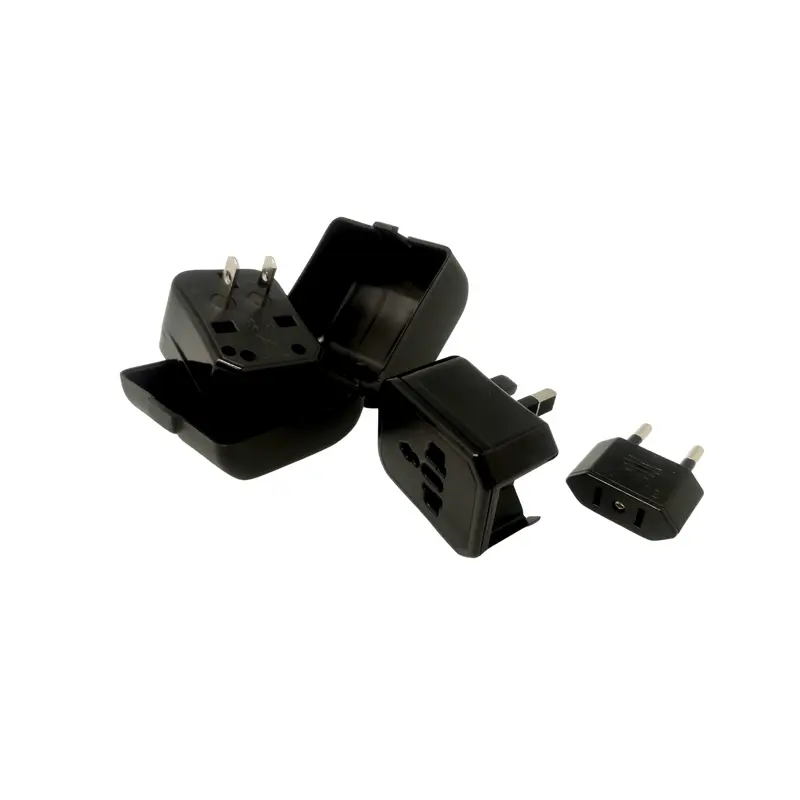 Universal All-in-1 Travel Wall AdapterBlack