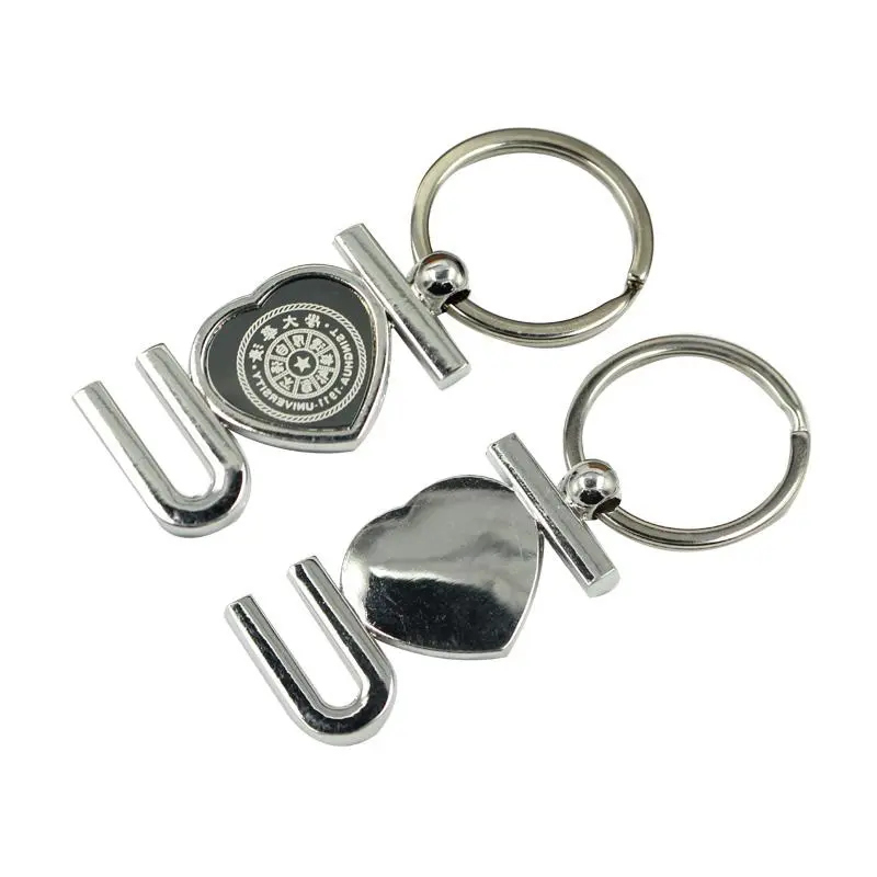 Zinc Alloy "I Love You" Keychain1000 