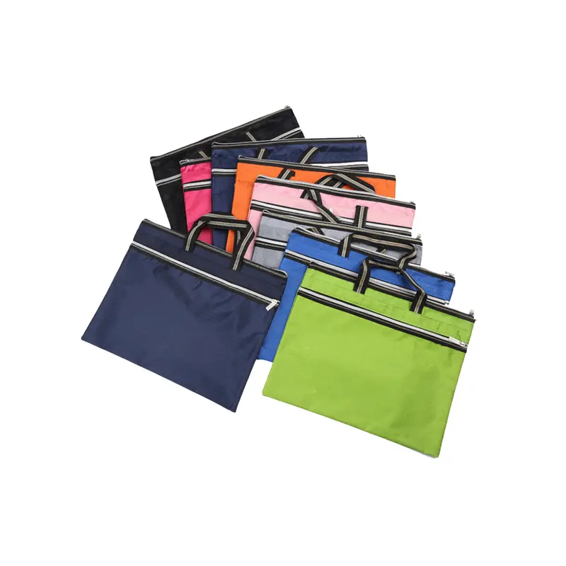 Zip File Bag with Handle