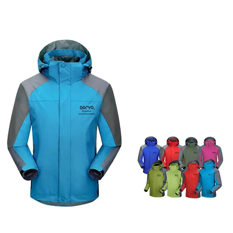 Zippered Long-Sleeved Waterproof Jacket For Men And Women500 