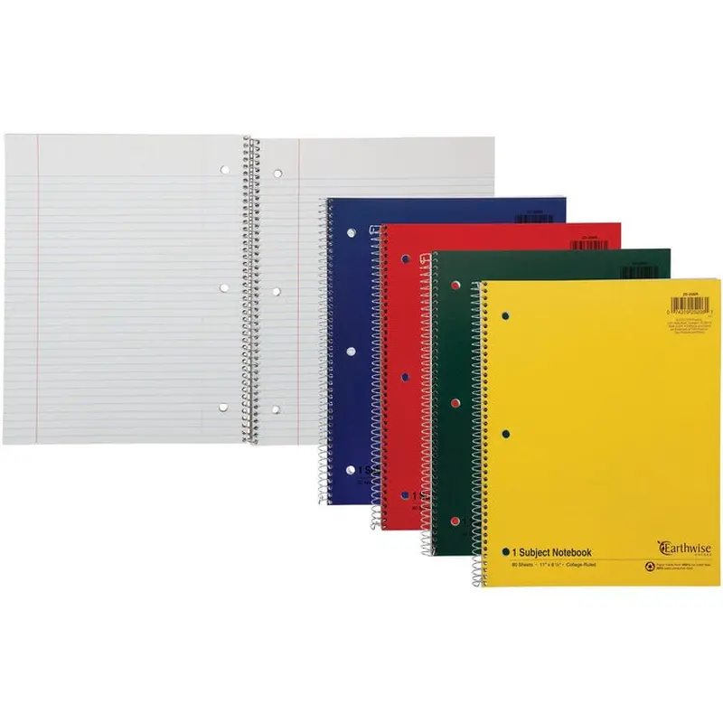 Ampad Oxford Earthwise Recycled 3HP Notebooks - Letter [SKU - OXF25206]EA