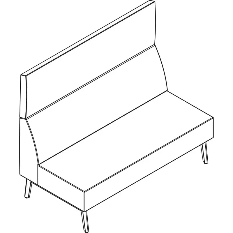 Arold Hip Hop Collection High Back Straight Chair [SKU - AROHC60HW20W1N]EA