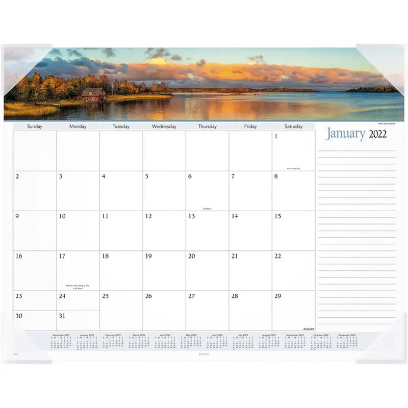 At-A-Glance Panoramic Landscape Monthly Desk Pad [SKU - AAG89802]EA