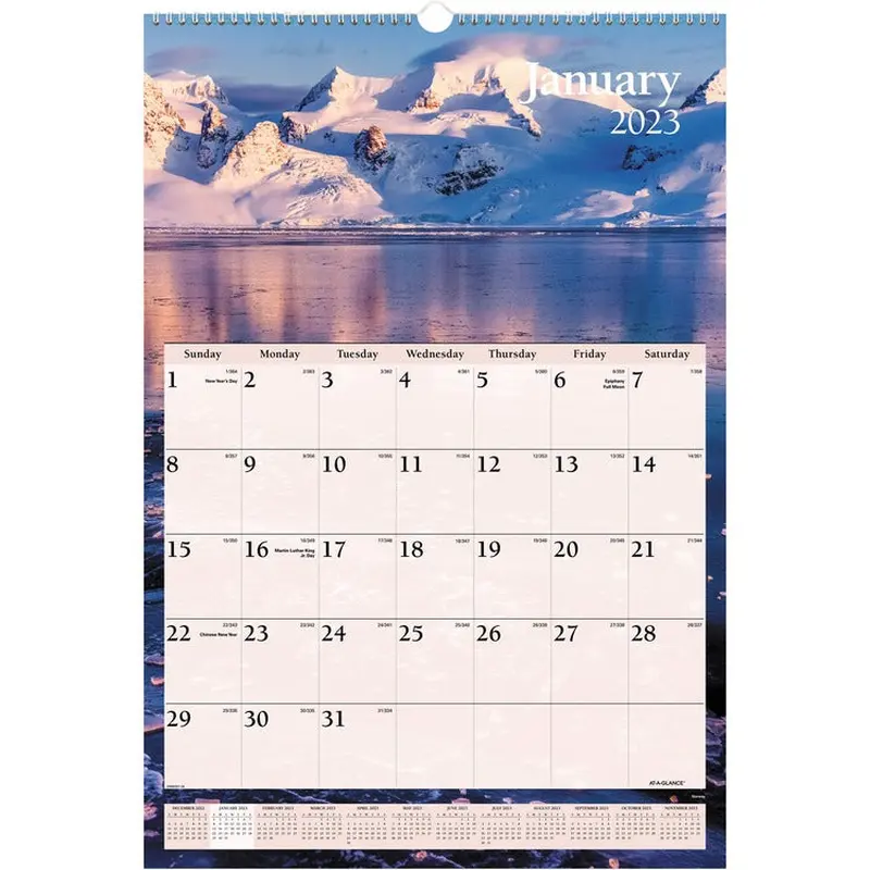 At-A-Glance Scenic Wall Calendar [SKU - AAGDMW20128]EA
