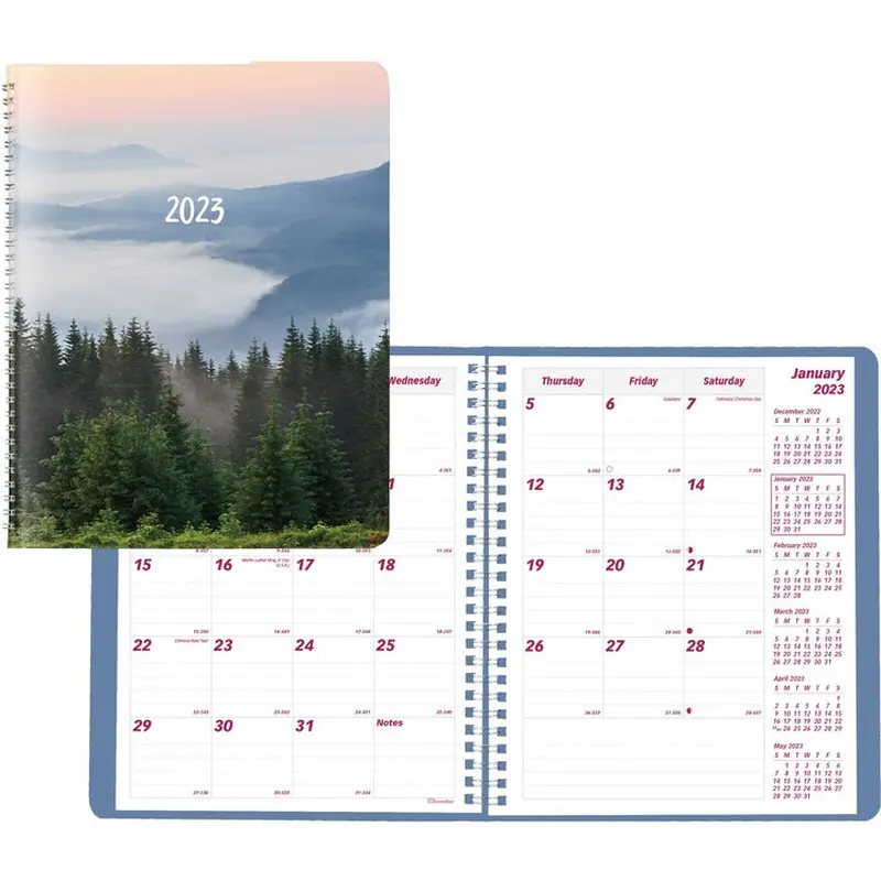 Brownline Mountain Monthly 2023 Planner [SKU - REDCB1200G03]EA