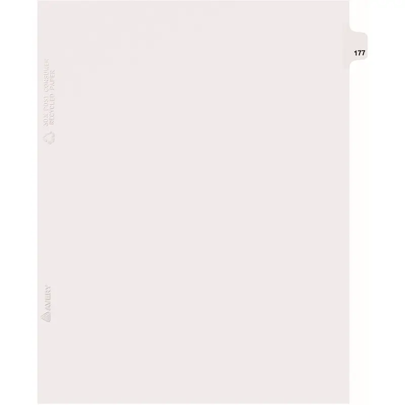 Avery Side Tab Individual Legal Dividers [SKU - AVE82393]PK