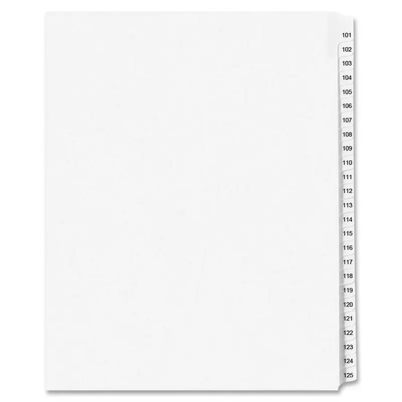 Avery Standard Collated Legal Exhibit Divider Sets - Avery Style [SKU - AVE01334]ST