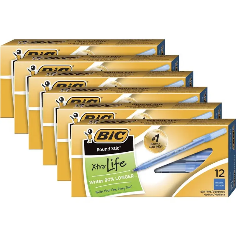 BIC Round Stic Ballpoint Pens [SKU - BICGSM11BEBD]BD