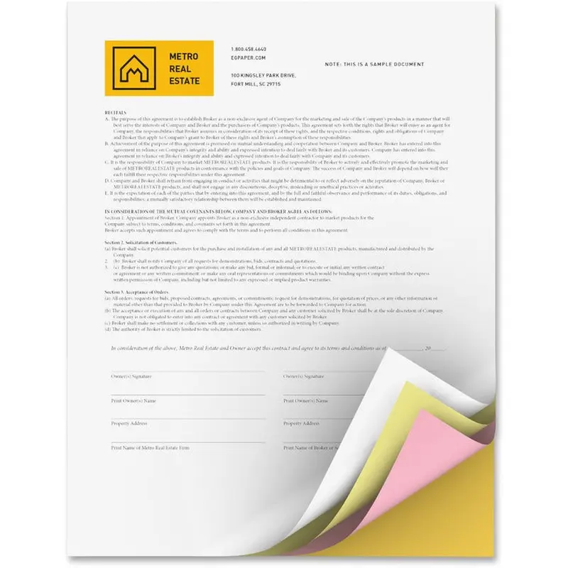 Bold Digital Carbonless Paper [SKU - XER3R12430]CT