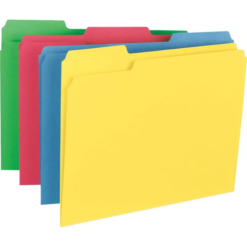 Business Source 1/3 Tab Cut Letter Recycled Top Tab File Folder [SKU - BSN16517]BX