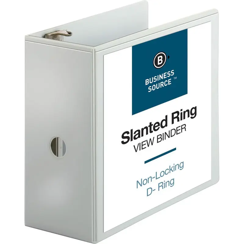 Business Source Basic D-Ring White View Binders [SKU - BSN28445]EA