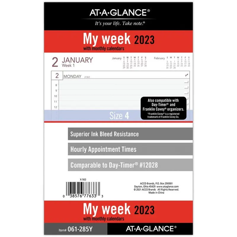 Day Runner Planner Refill [SKU - AAG061285Y]EA