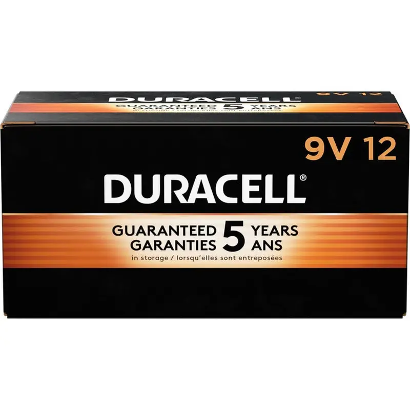 Duracell Coppertop Alkaline 9V Batteries [SKU - DUR01601CT]CT
