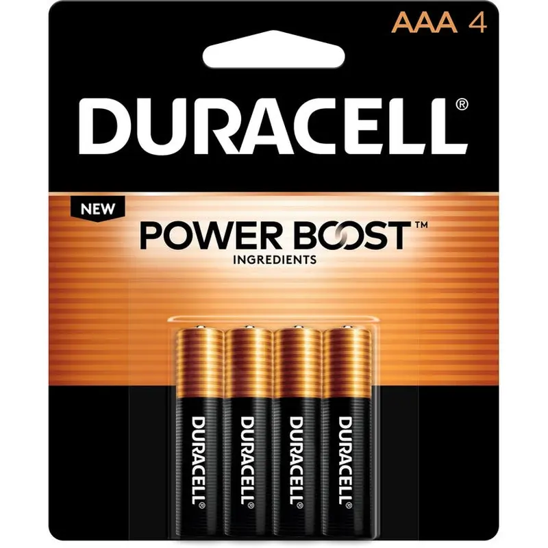 Duracell Coppertop Alkaline AAA Batteries [SKU - DURMN2400B4Z]PK