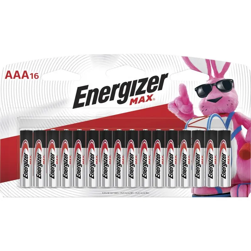 Energizer Max Alkaline AAA Batteries [SKU - EVEE92LP16CT]CT
