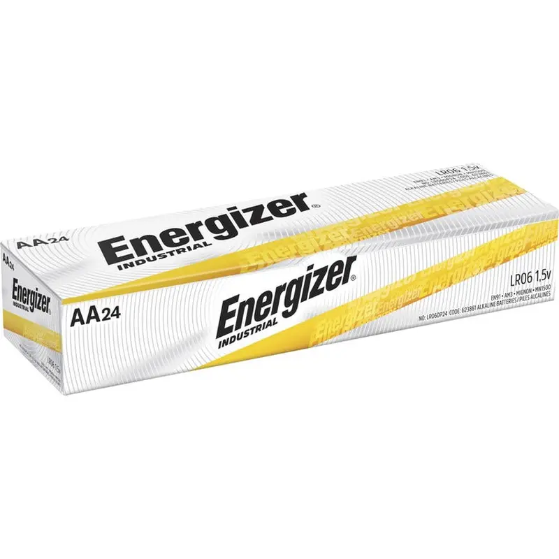 Energizer Industrial Alkaline AA Batteries, 24 pack [SKU - EVEEN91]BX