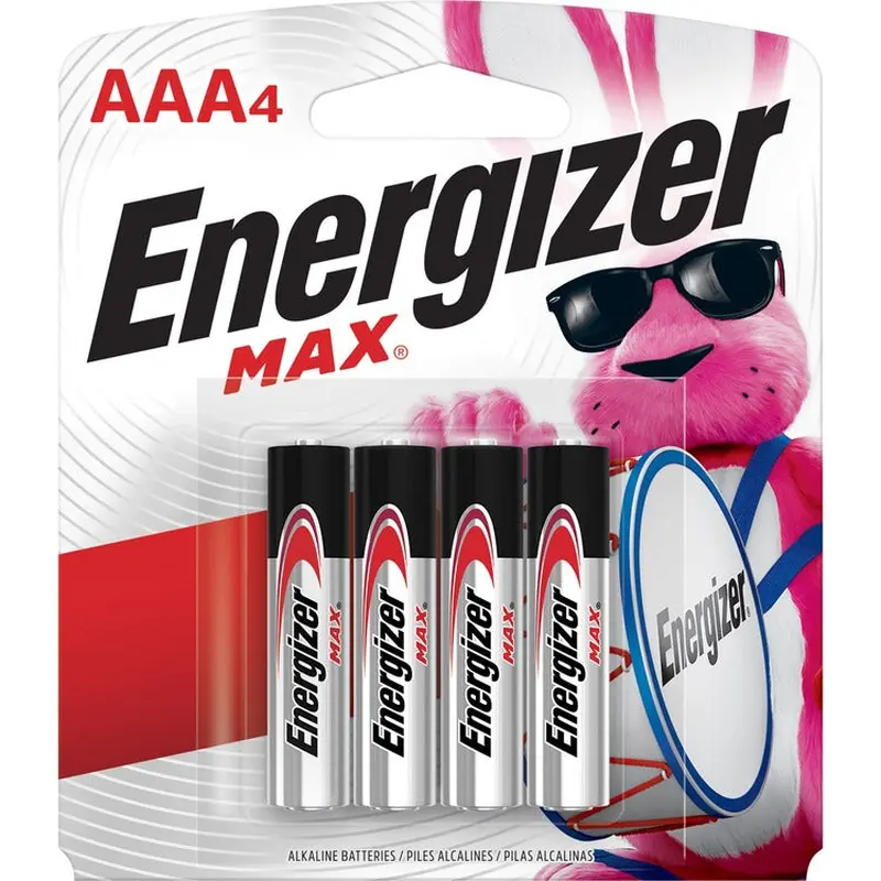 Energizer Max Alkaline AAA Batteries [SKU - EVEE92BP4CT]CT