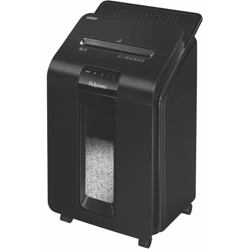 Fellowes AutoMax 100MA Micro-Cut 100M Commercial Office Auto Feed 2-in-paper shredder with 100-Sheet Capacity [SKU - FEL4629001]EA