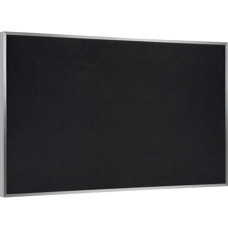 Ghent Recycled Bulletin Board with Aluminum Frame [SKU - GHEATR45BK]EA