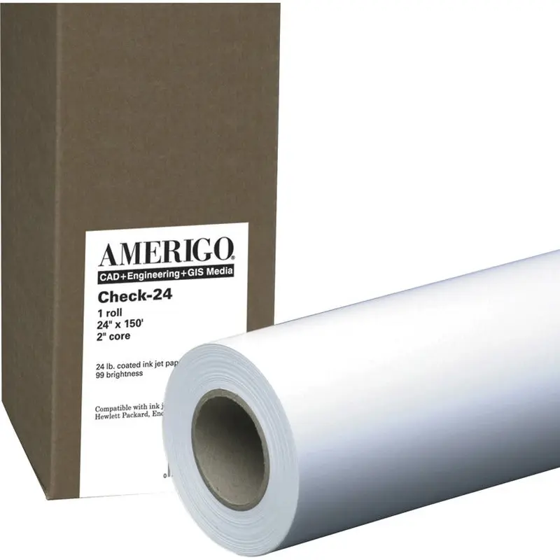 ICONEX Wide Format Check-24 Paper Roll [SKU - ICX90750210]RL