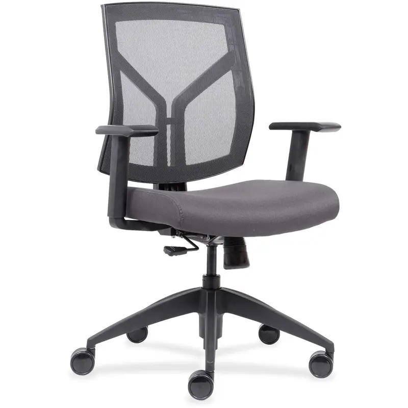 Lorell Mesh Back/Fabric Seat Mid-Back Task Chair [SKU - LLR83111A206]EA