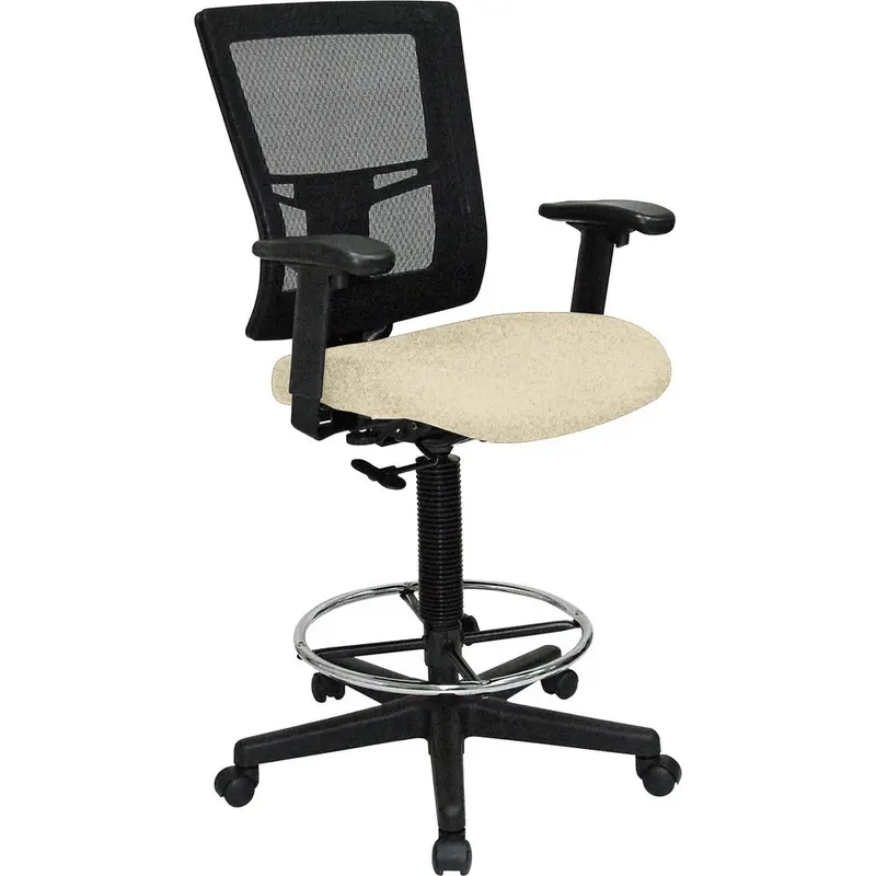 Lorell Mesh Back Drafting Stool [SKU - LLR43100007]EA