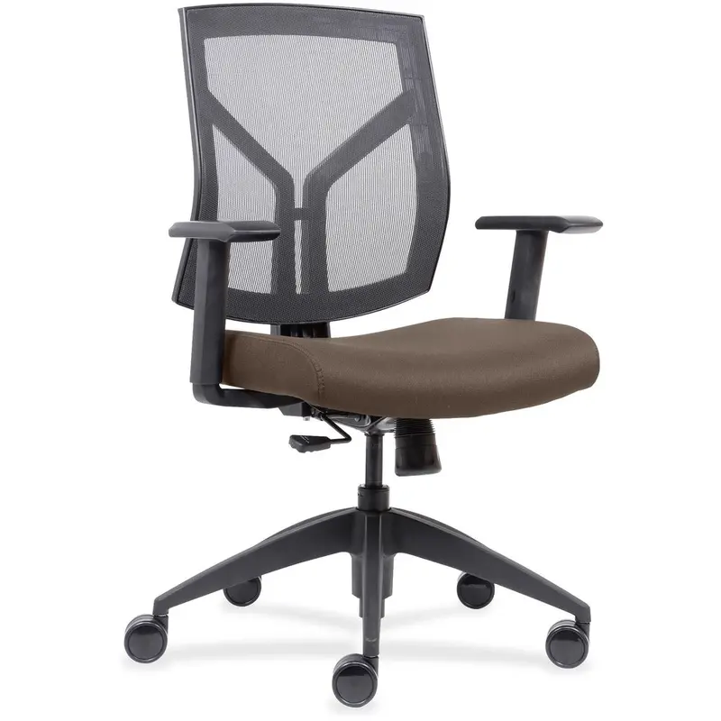 Lorell Mesh Back/Fabric Seat Mid-Back Task Chair [SKU - LLR83111A200]EA
