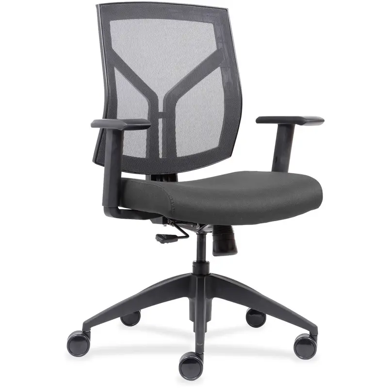 Lorell Mesh Back/Fabric Seat Mid-Back Task Chair [SKU - LLR83111A202]EA