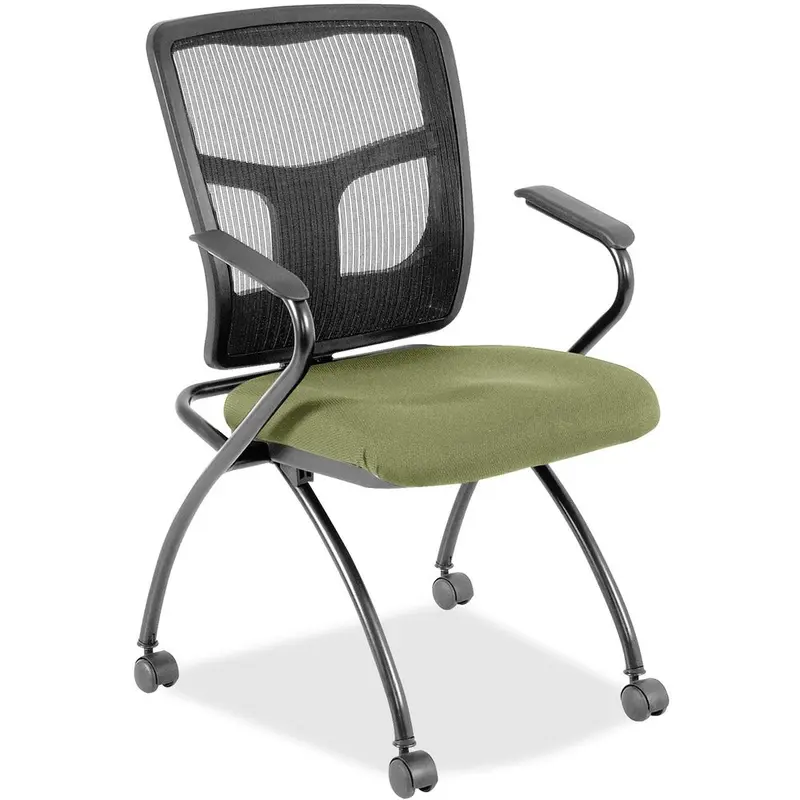 Lorell Mesh Back Fabric Seat Nesting Chairs [SKU - LLR8437448]CT
