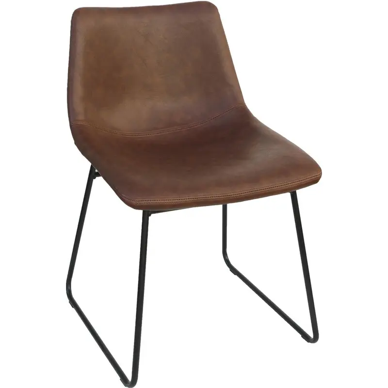 Lorell Mid-century Modern Sled Guest Chair [SKU - LLR42957]CT