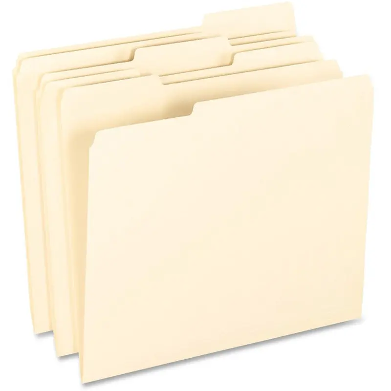 Pendaflex 1/3 Tab Cut Letter Recycled Top Tab File Folder [SKU - PFX62702]BX