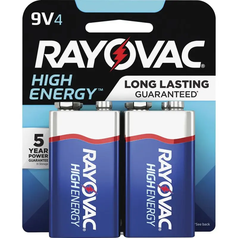 Rayovac Alkaline 9-Volt Batteries [SKU - RAYA16044TK]PK