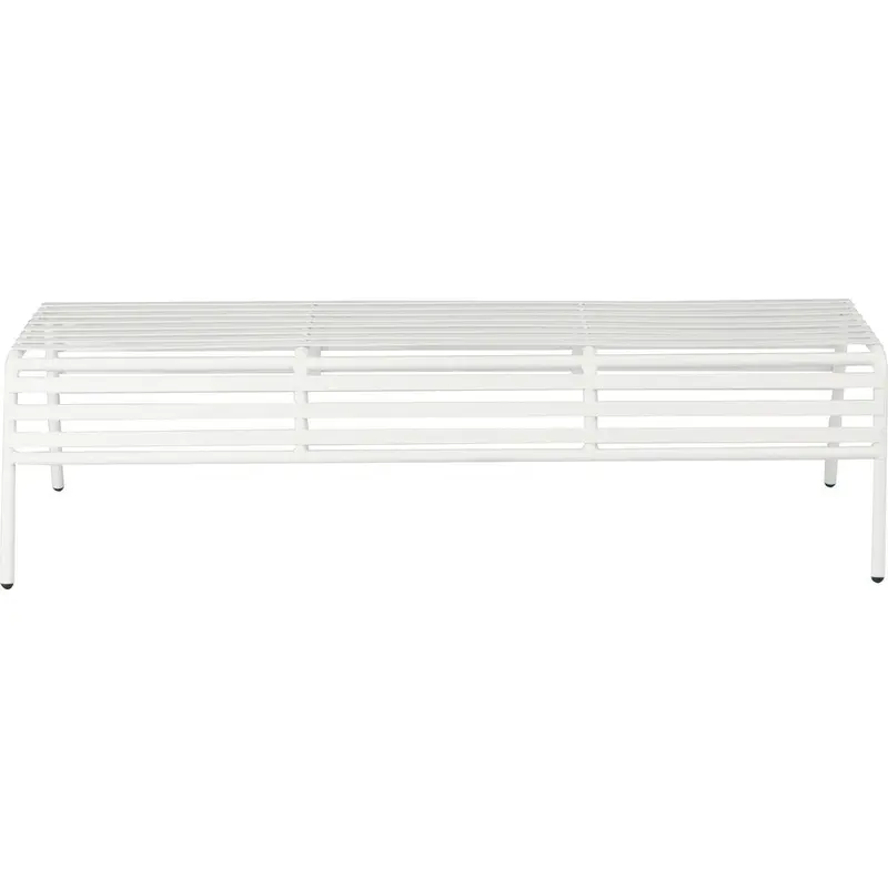 Safco CoGo Indoor/Outdoor Steel Bench [SKU - SAF4369WH]EA