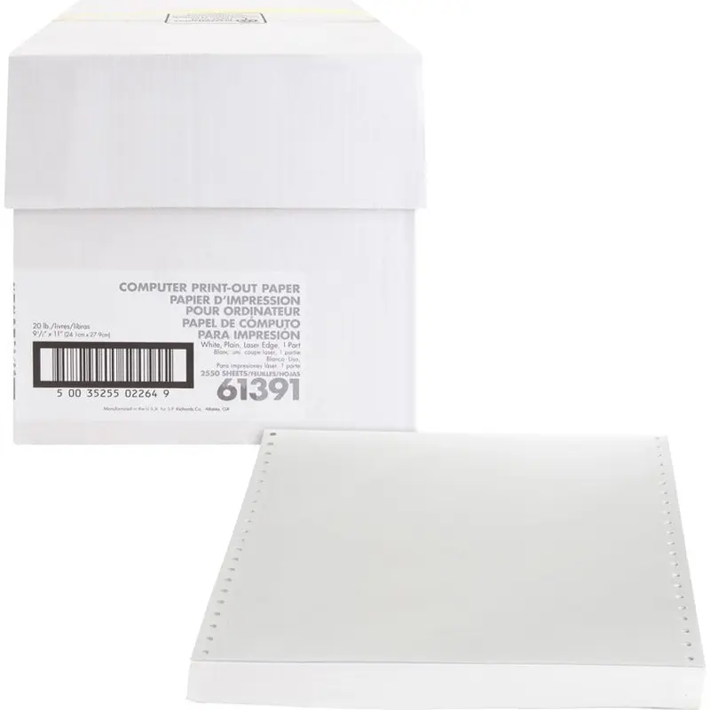 Sparco Perforated Blank Computer Paper [SKU - SPR61391]CT