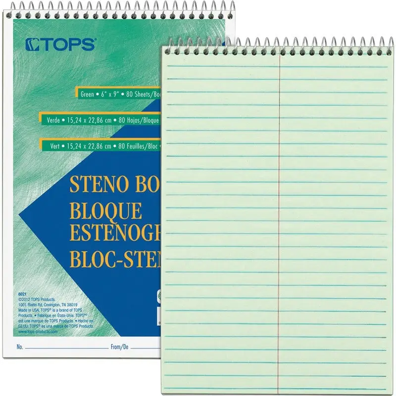TOPS Steno Book [SKU - TOP8021]EA