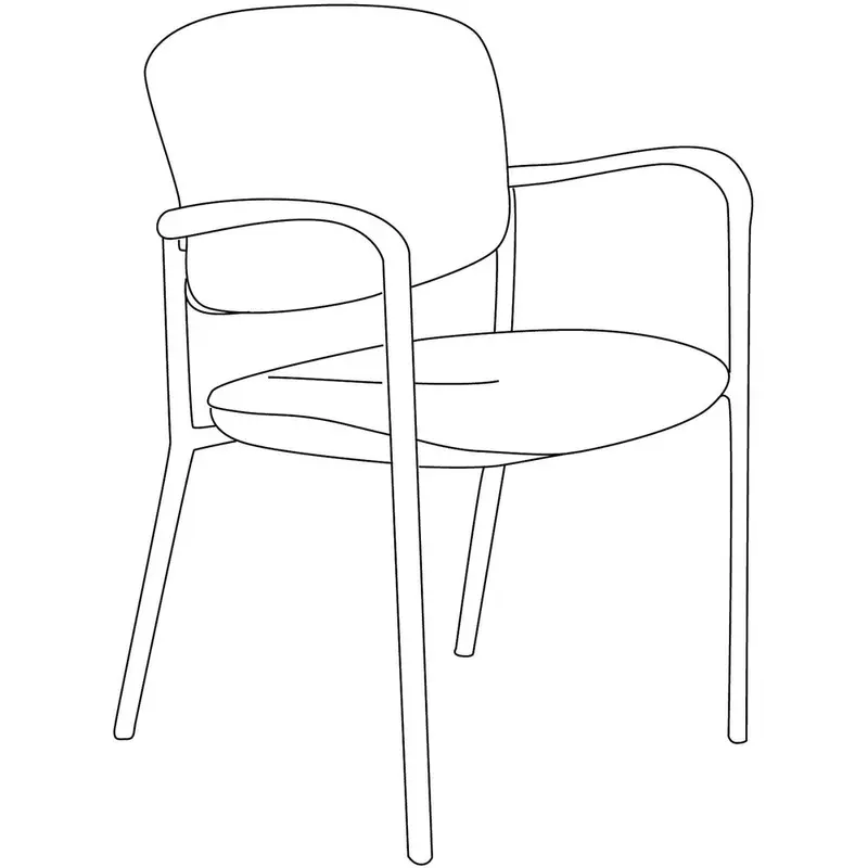 United Chair Brylee Fixed Arms Guest/Stack Chair [SKU - UNCBR32CTP07]EA
