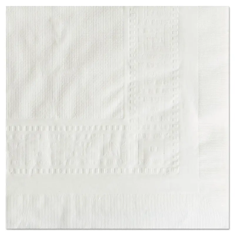 Cellutex Table Covers, Tissue/Polylined, 54" x 108", White, 25/Carton