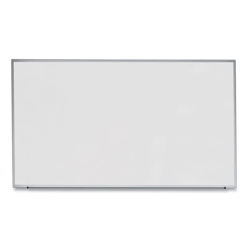 Deluxe Melamine Dry Erase Board, 72 x 48, Melamine White Surface, Silver Anodized Aluminum Frame