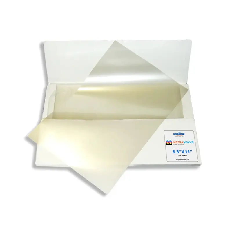MediaWave Screen Print Film 8.5"x11, 11"X17", 13"x19" Sheet Options8.5"x11"