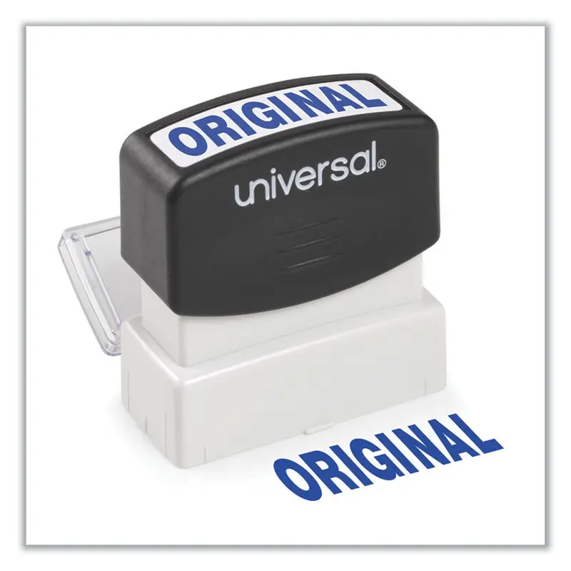 Message Stamp, ORIGINAL, Pre-Inked One-Color, Blue