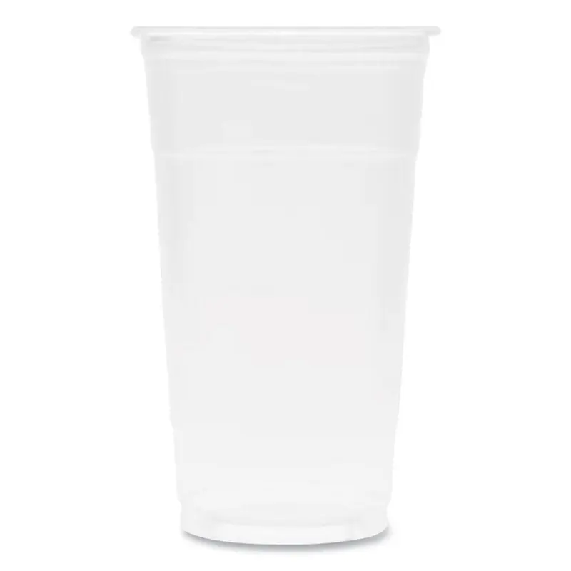 PET Plastic Cups, 32 oz, Clear, 300/Carton