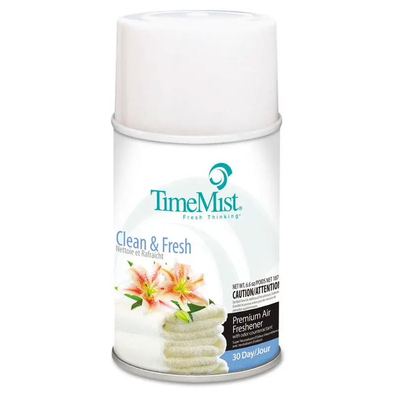 Premium Metered Air Freshener Refill, Clean N Fresh, 7.1 oz Aerosol Spray