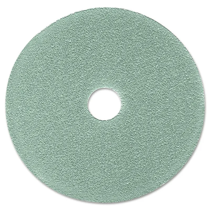 Ultra High-Speed Floor Burnishing Pads 3100, 19" Diameter, Aqua, 5/Carton