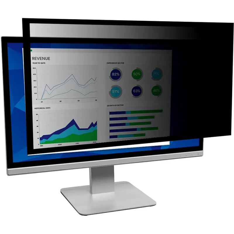 3M Framed Privacy Filter for 17" Standard Monitor (PF170C4F) Black
