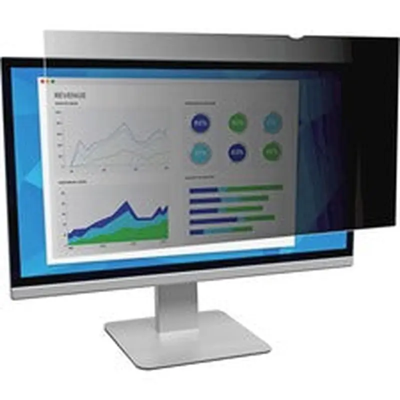 3M Privacy Filter for 22" Widescreen Monitor (16:10) (PF220W1B) Black, Matte, Glossy