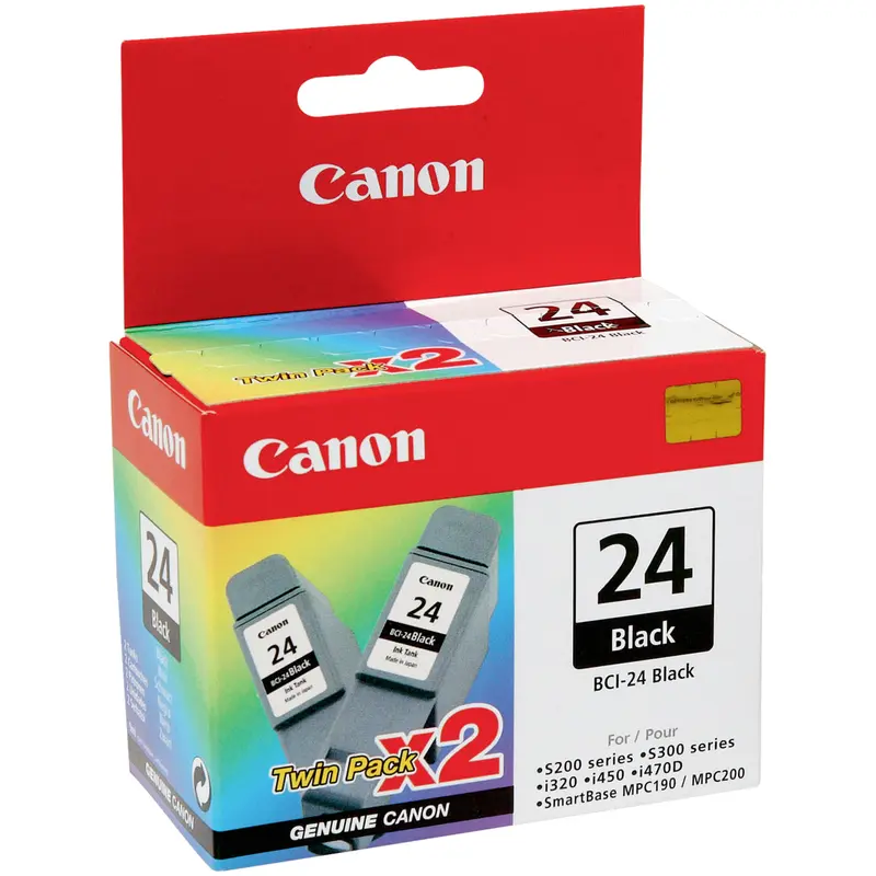 6881A056 Canon BCI-24 BK Twin Ink Value Pack