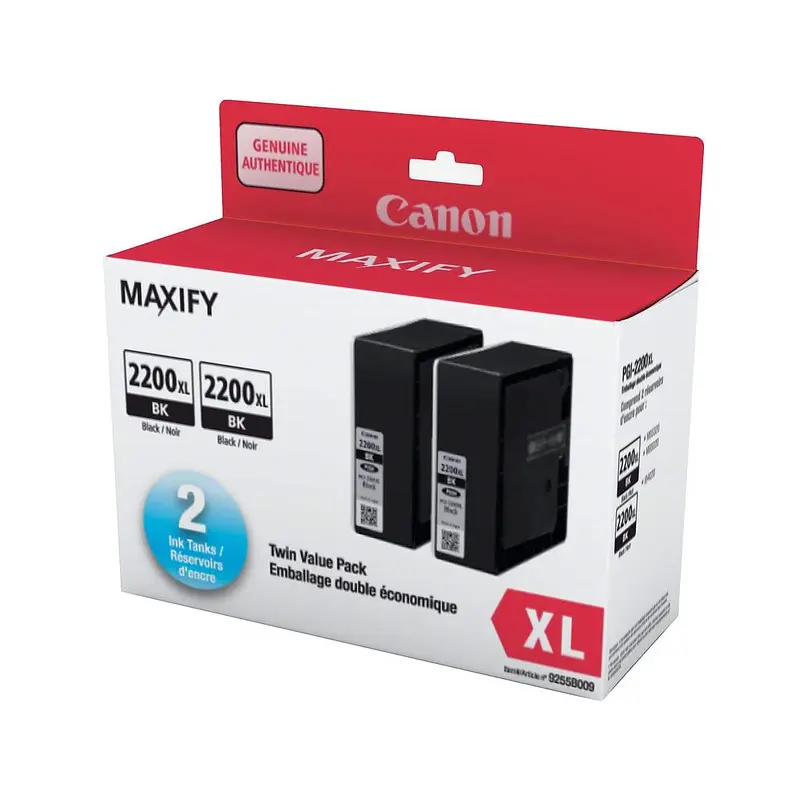 9255B009 Canon PGI-2200XL BK Twin