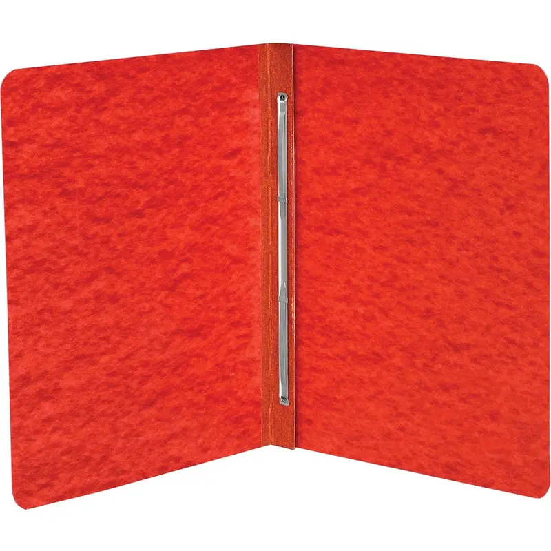 Acco PRESSTEX Side Binding Report Covers - Letter - 8 1/2" x 11" - Tyvek, Leather - Executive Red