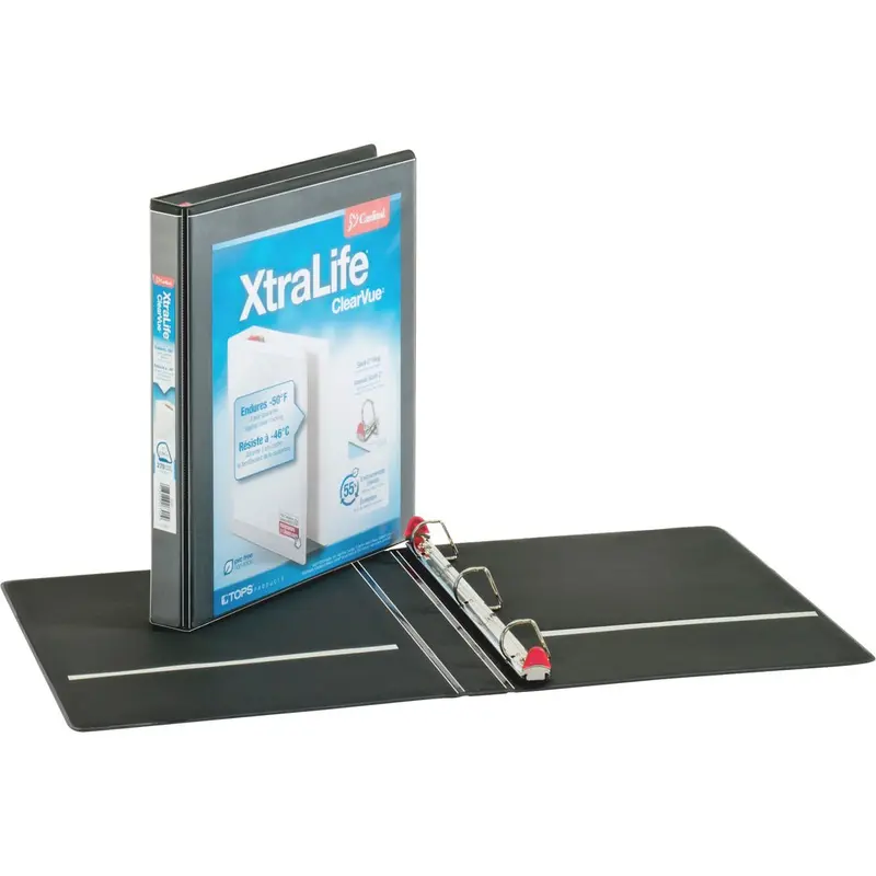 Cardinal Xtralife ClearVue Locking Slant-D Binders 1"