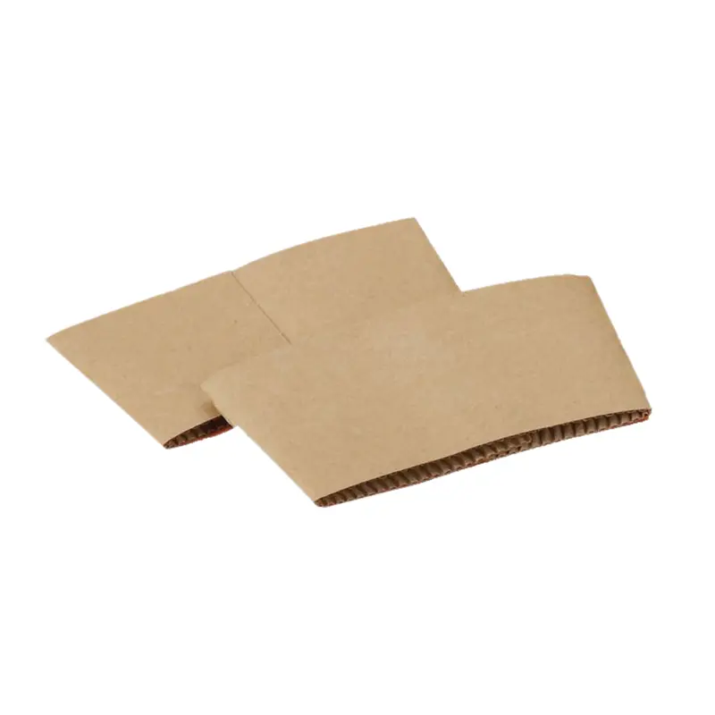Coffee Sleeves for 10-20oz cup sizes, Plain Kraft, 1000pcs